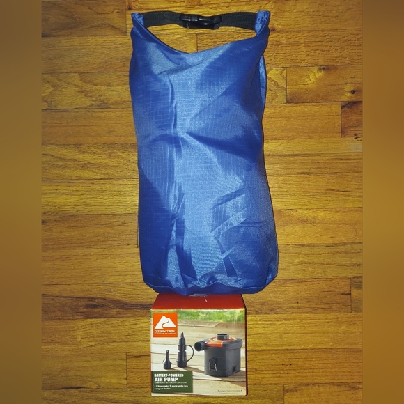 Ozark Trail Other - INFLATABLE BED & PUMP BUNDLE NEW OZARK TRAIL TWIN BED & BATTERY POWERED AIR PUMP